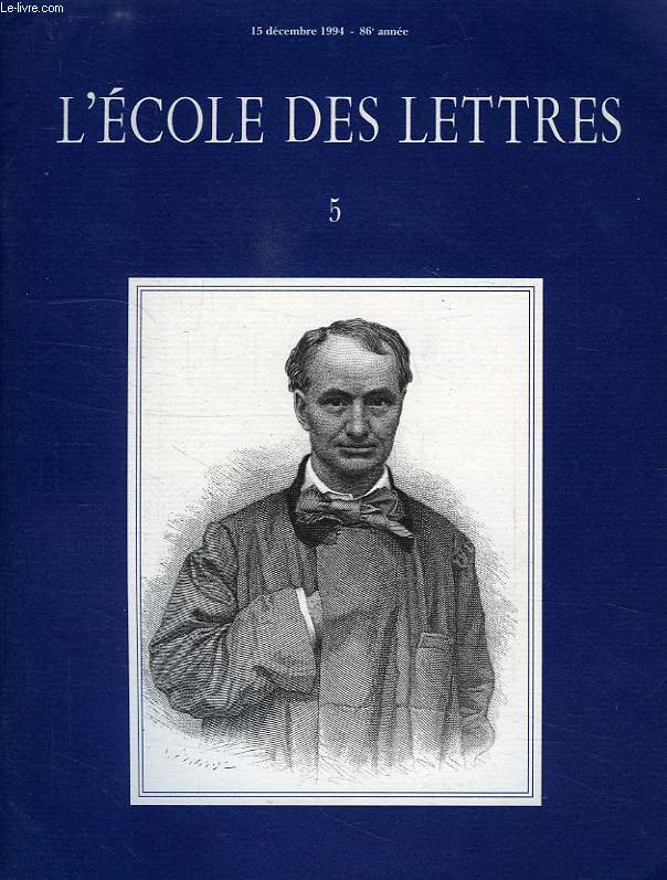 L'ECOLE DES LETTRES, N 5, 15 DEC. 1994