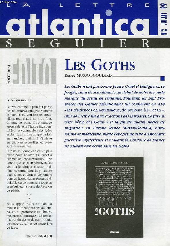 LA LETTRE ATLANTICA SEGUIER, N 2, JUILLET 1999