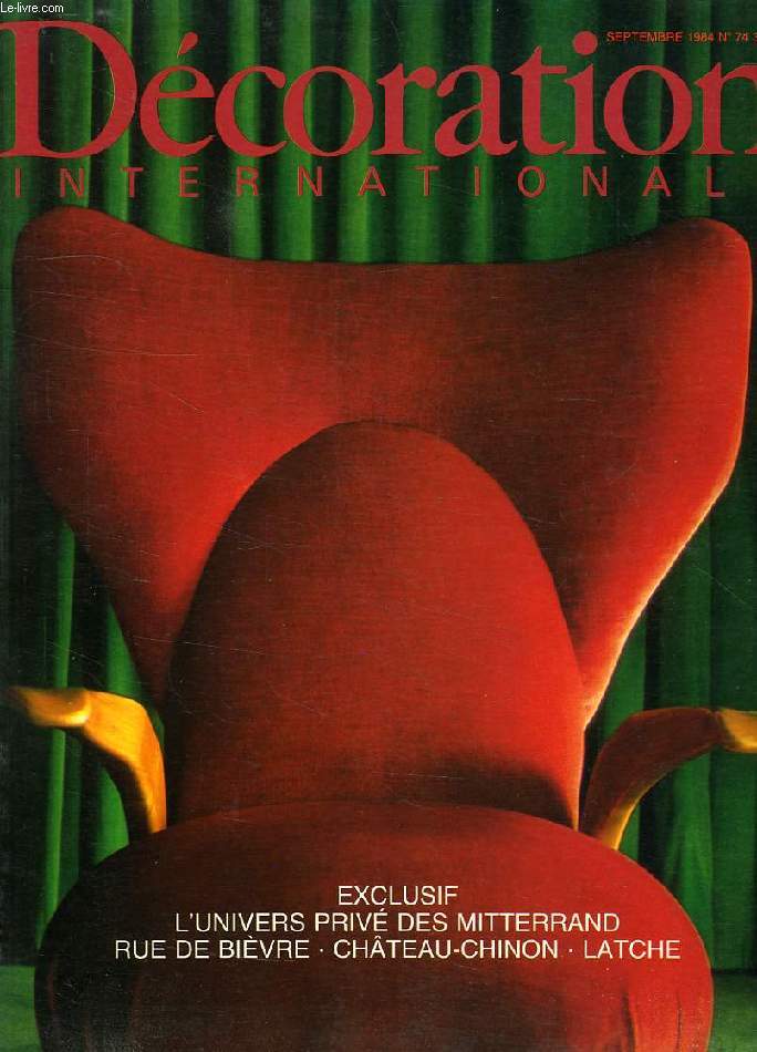 DECORATION INTERNATIONALE, N 74, SEPT. 1984