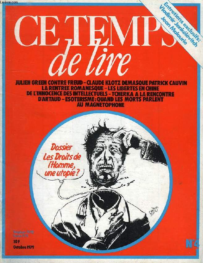 CE TEMPS DE LIRE, N 4, OCT. 1979