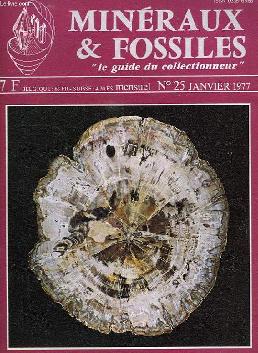 MINERAUX & FOSSILES, N 25, JAN. 1977