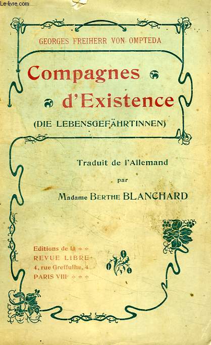 COMPAGNES D'EXISTENCE