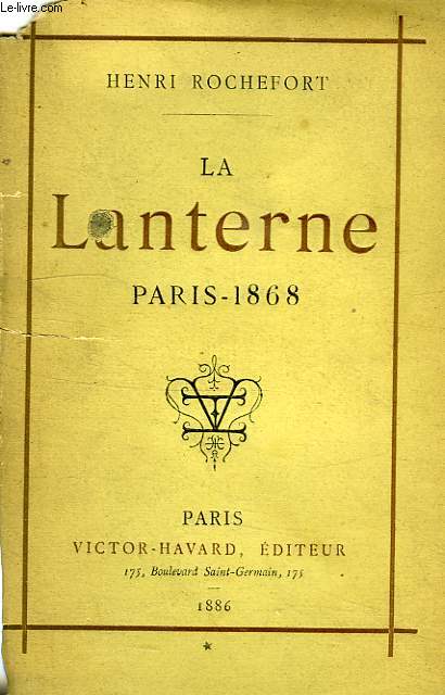 LA LANTERNE, PARIS-1868