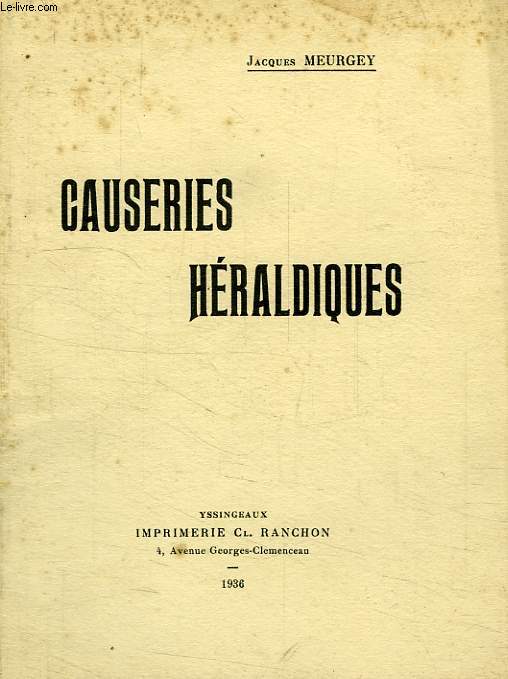 CAUSERIES HERALDIQUES