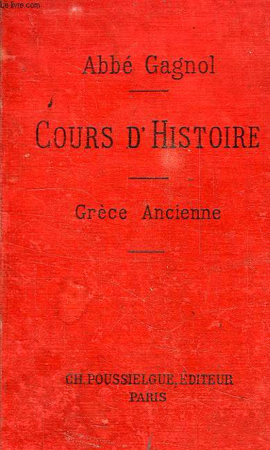 HISTOIRE DE LA GRECE ANCIENNE, CLASSE DE 5e