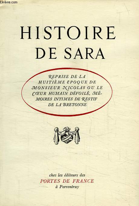 HISTOIRE DE SARA