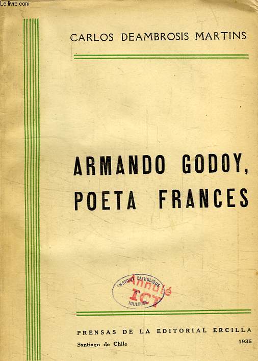 ARMANDO GODOY, POETA FRANCES