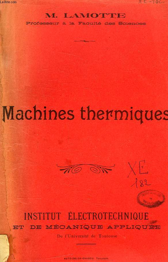MACHINES THERMIQUES