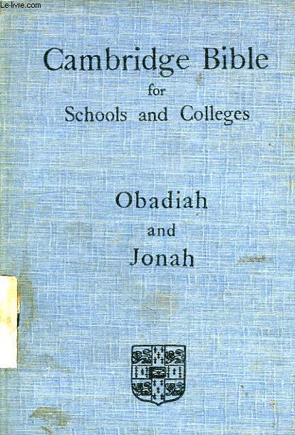 OBADIAH AND JONAH