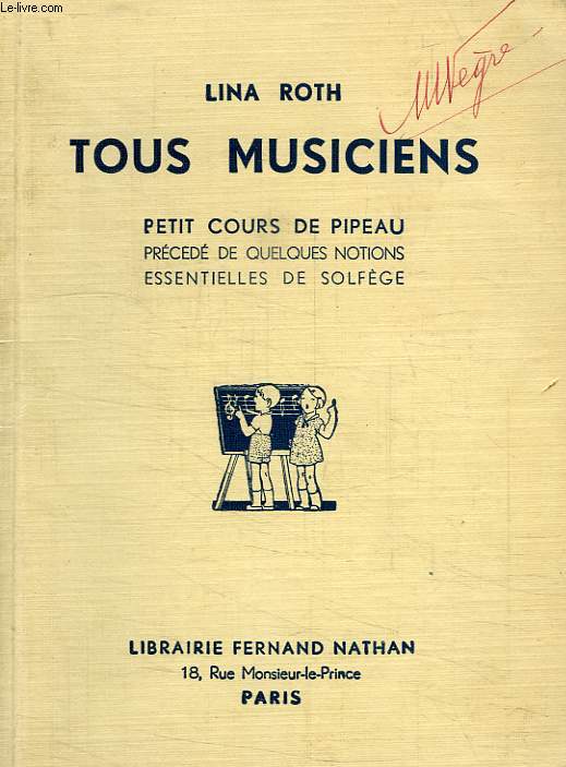TOUS MUSICIENS, PETIT COURS DE PIPEAU EN 5 LECONS