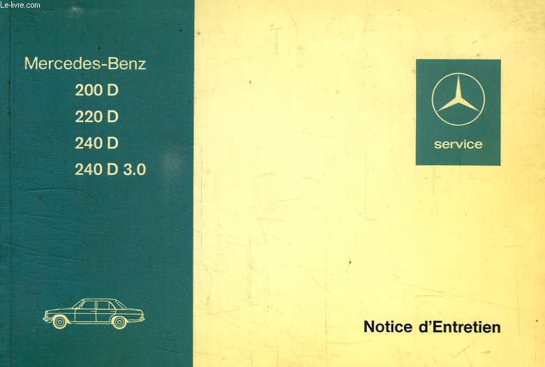 MERCEDES-BENZ 200 D, 220 D, 240 D, 240 D 3.0 (115 D)