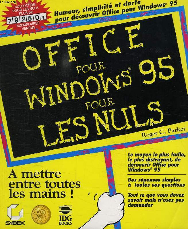 OFFICE POUR WINDOWS 95 POUR LES NULS