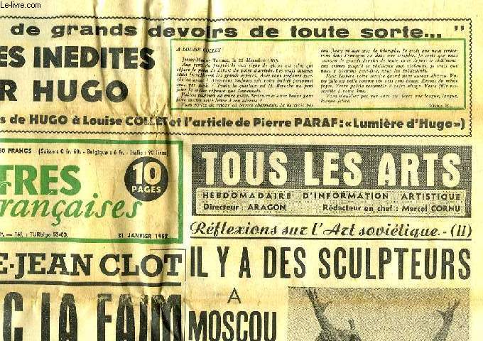 LES LETTRES FRANCAISES, 11e ANNEE, N 399, 31 JAN. 1952