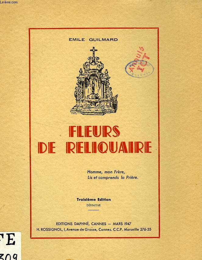 FLEURS DE RELIQUAIRE