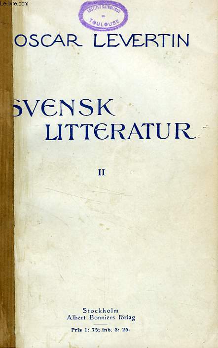 SVENSK LITTERATUR, II