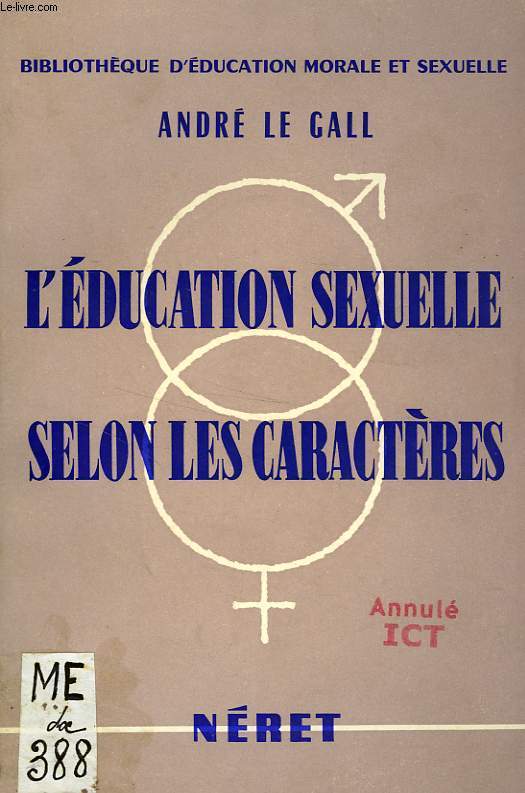 L'EDUCATION SEXUELLE SELON LES CARACTERES