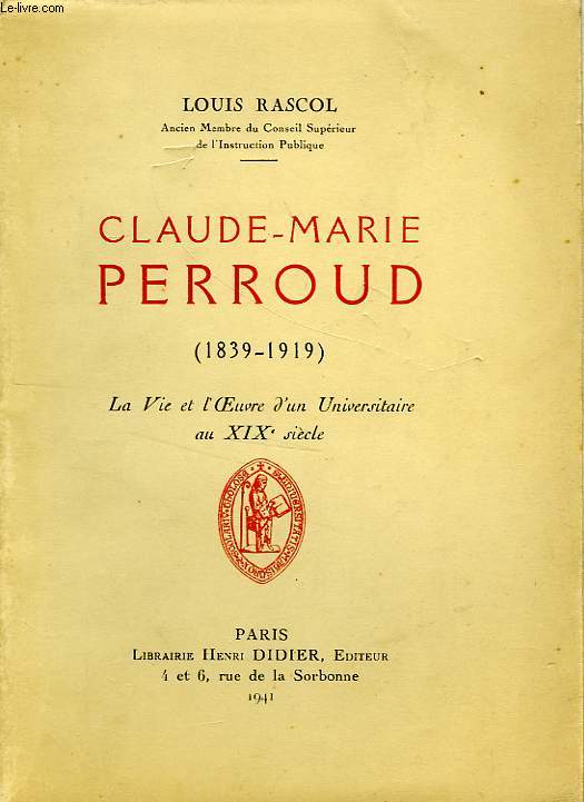 CLAUDE-MARIE PERROUD (1839-1919)