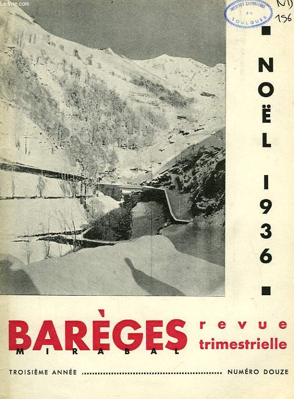 BAREGES, N 12, NOEL 1936