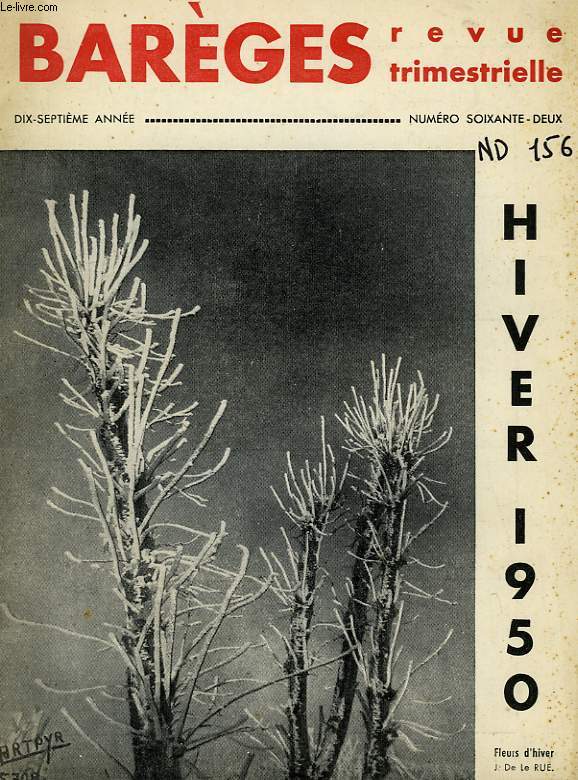 BAREGES, N 62, HIVER 1950