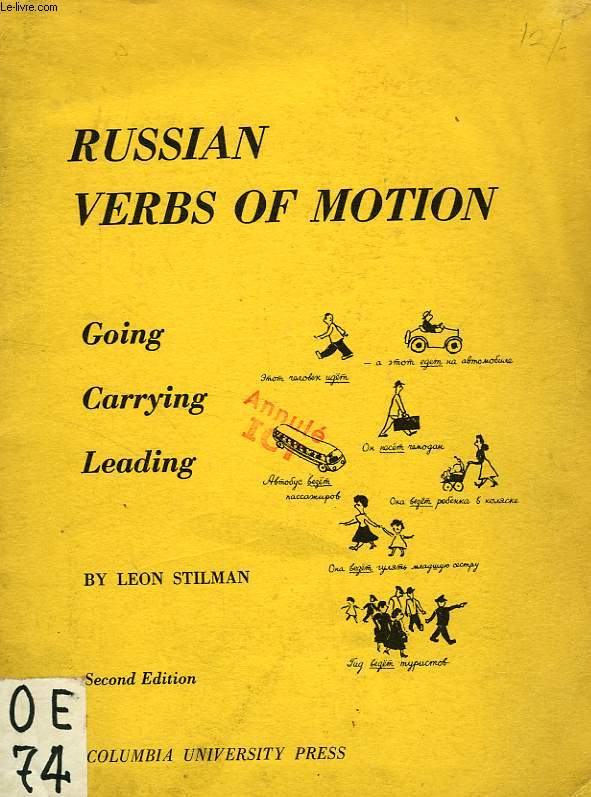 RUSSIAN VERBS OF MOTION, GOING, CARRYING, LEADING