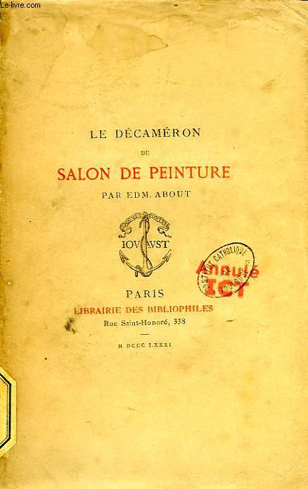 LE DECAMERON DU SALON DU PEINTRE POUR L'ANNEE 1881