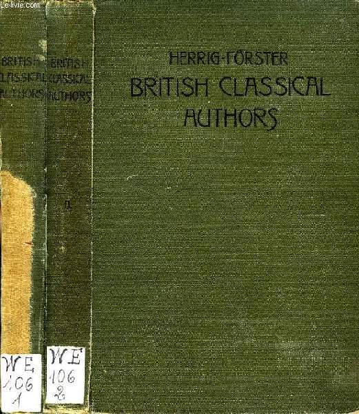 BRITISH CLASSICAL AUTHORS WITH BIOGRAPHICAL NOTICES, 2 VOLUMES