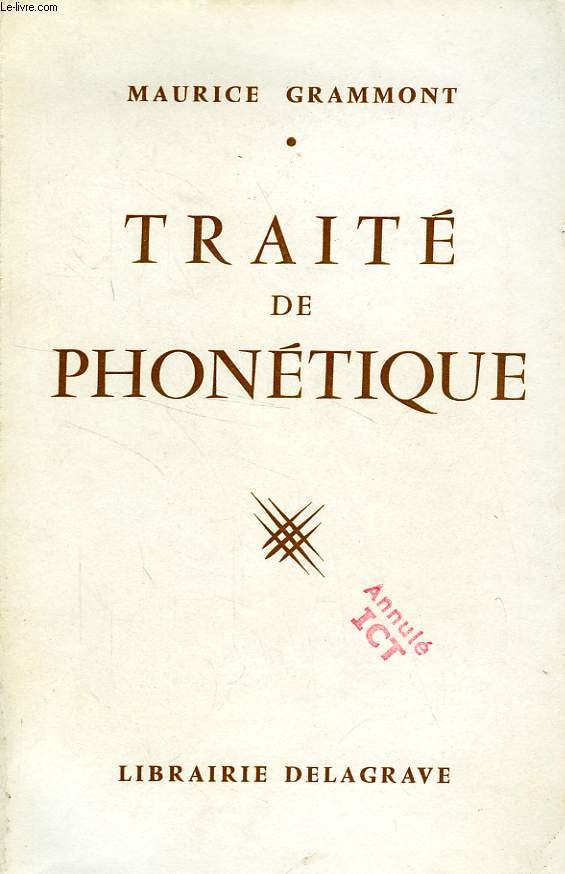 TRAITE DE PHONETIQUE