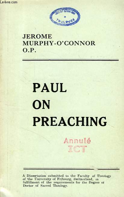 PAUL ON PREACHING