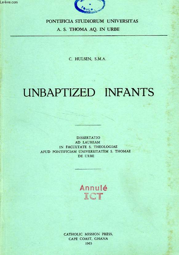 UNBAPTIZED INFANTS