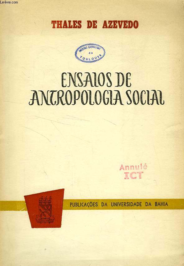 ENSAIOS DE ANTROPOLOGIA SOCIAL