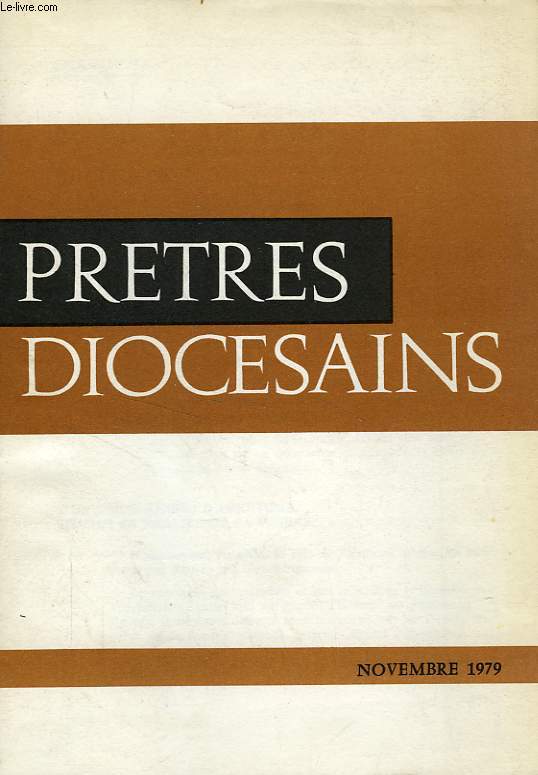 PRETRES DIOCESAINS, NOV. 1979