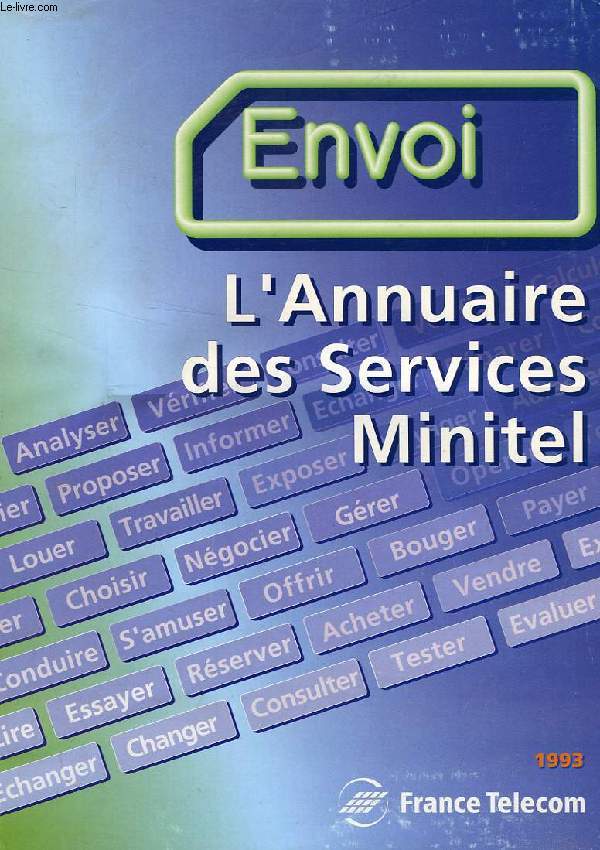 ENVOI, L'ANNUAIRE DES SERVICES MINITEL, 1993