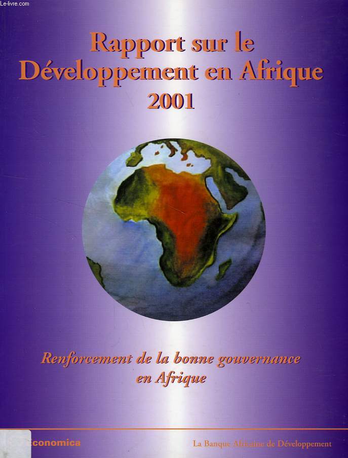 RAPPORT SUR LE DEVELOPPEMENT EN AFRIQUE, 2001