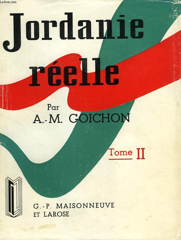 JORDANIE REELLE, TOME II