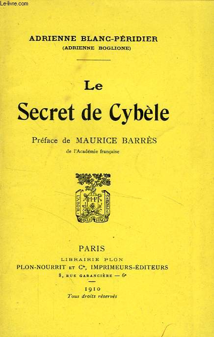 LE SECRET DE CYBELE