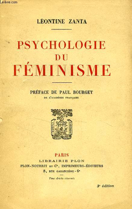 PSYCHOLOGIE DU FEMINISME
