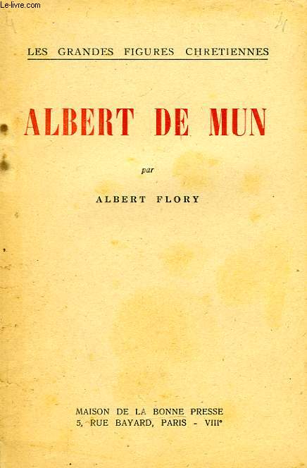 ALBERT DE MUN