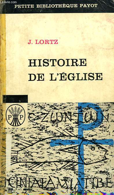 HISTOIRE DE L'EGLISE