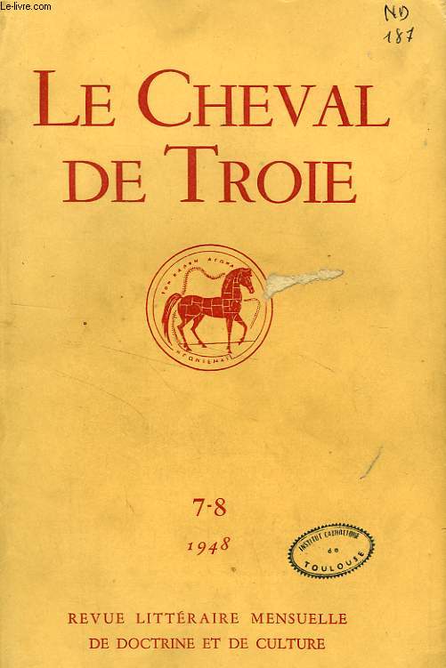 LE CHEVAL DE TROIE, N 7-8, 1948