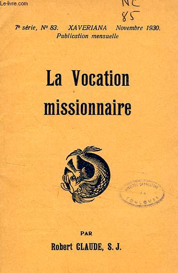 LA VOCATION MISSIONNAIRE
