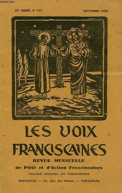 LES VOIX FRANCISCAINES, 37e ANNEE, N 437, SEPT. 1930
