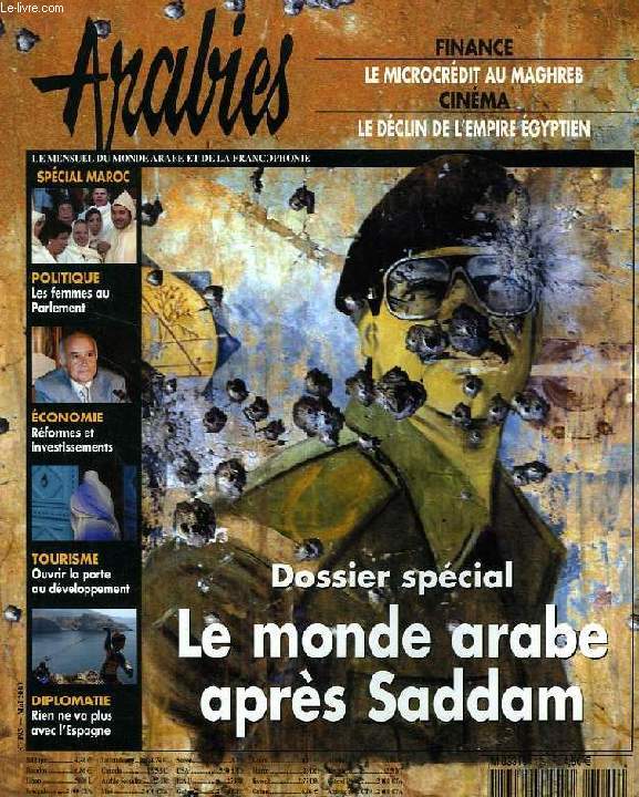 ARABIES, N 195, MAI 2003, LE MENSUEL DU MONDE ARABE ET DE LA FRANCOPHONIE