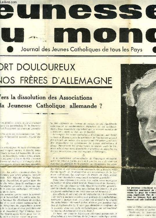 JEUNESSES DU MONDE, 2e ANNEE, N 8, FEV. 1936, JOURNAL DES JEUNES CATHOLIQUES DE TOUS LES PAYS