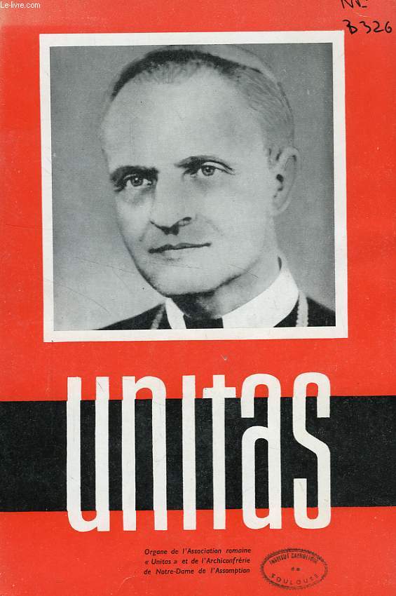 UNITAS, XIVe ANNEE, VOL. VII, N 54-55, 2e-3e TRIM. 1961