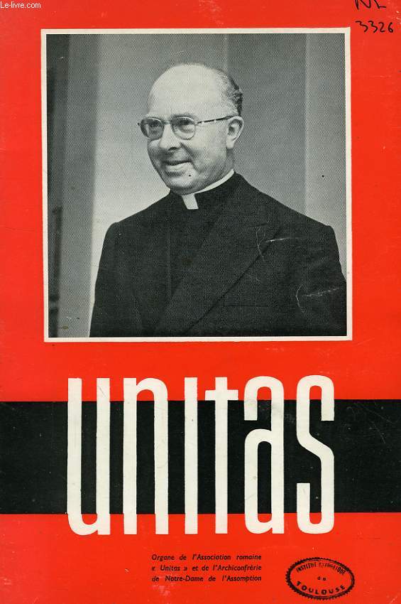 UNITAS, XXIIe ANNEE, VOL. XV, N 87, 1969