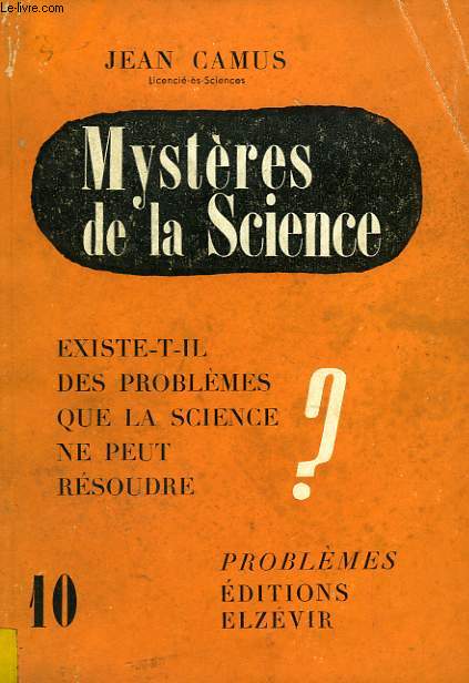 MYSTERES DE LA SCIENCE