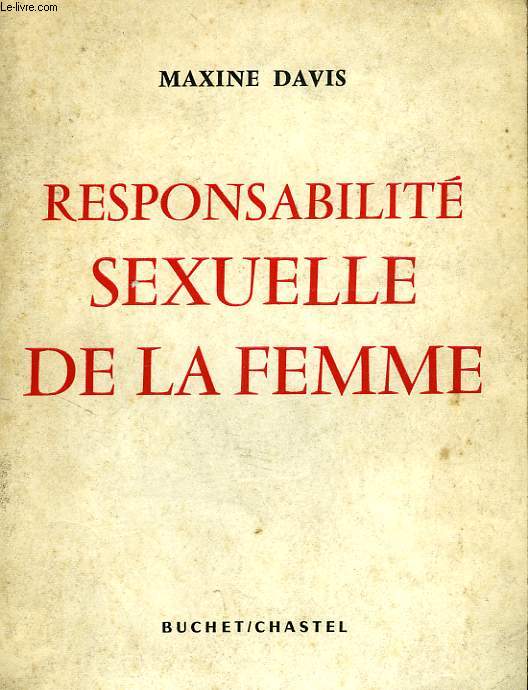 RESPONSABILITE SEXUELLE DE LA FEMME