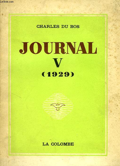 JOURNAL V (1929)