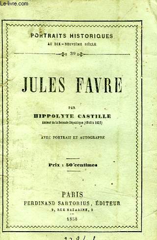 M. JULES FAVRE