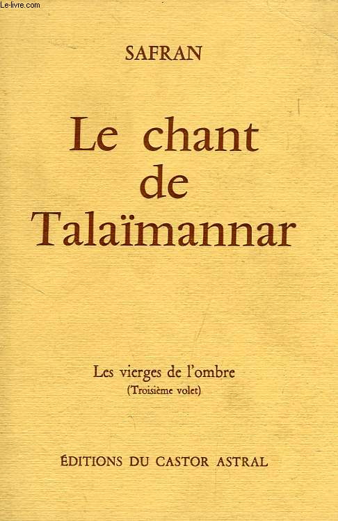 LE CHANT DE TALAMANNAR